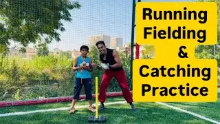 Running Between the Wickets, Fielding & Catching Drills | Cricket Practice for Kids