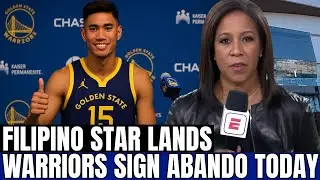 ASIAN SHOWTIME: FILIPINO WING RHENZ ABANDO OFFICIALLY JOINS the WARRIORS | warriors news