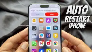 How to schedule iPhone to automatically Restart