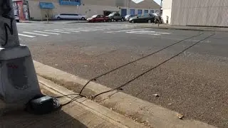 Pneumatic Road Tube Traffic Data Recorder Installation