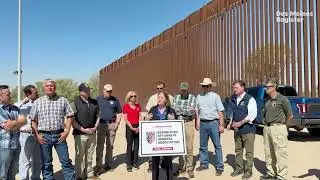 Iowa attorney general speech at Arizona's southern border praises Donald Trump immigration policies