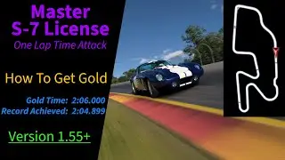 GT7 | How to get Gold on the Master S-7 License (Update 1.55+)