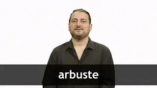 How to pronounce ARBUSTE in French