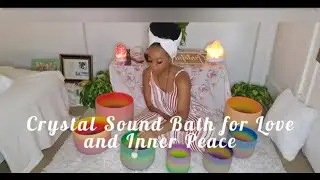 Crystal Singing Bowls for Love and Inner Peace | Love Sound Bath | Reiki Amore | Healing Meditation