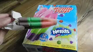 Nerds Bomb Pop First Time Trying 😎 #popsicle