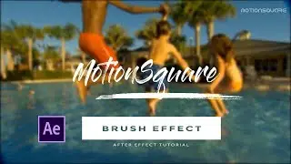 Write On Brush Stroke Text Effect (Beautiful Destinations - After Effects Tutorial