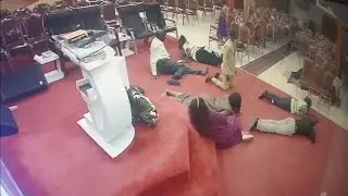 SHOCKING : CCTV Captured Police storming Chosen Generation Church in Nakuru.