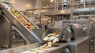 Inside a Modern Apple Juice Plant