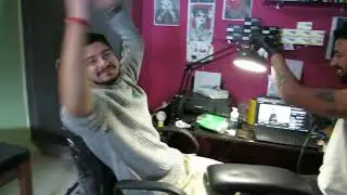 Ashu Ka Pehla Tattoo | Dar ka Mahol |  Front Forearm Tattoo |  Infinity Trident , Feather Tattoo....