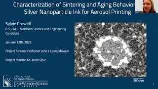 Characterization of Sintering and Aging Behavior of  Silver Nanoparticle Ink for Aerosol Printing