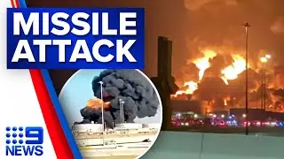 Missile strike in Saudi Arabia just kilometres from F1 Grand Prix | 9 News Australia