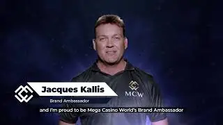 Mega Casino World welcomes Jacques Kallis as our new brand ambassador.  #mcw #jacqueskallis