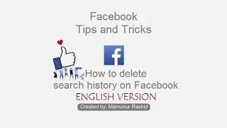 How to delete search history on Facebook | Facebook Tips and Tricks 2016 | BestFacebookTipsandTricks