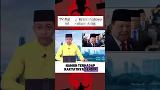 TV Malaysia Kritik Prabowo tolak bantuan Asing #prabowo #banjirsumatera #korbanbanjir #bantuanasing
