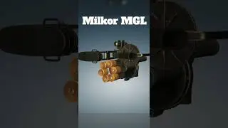Milkor MGL grenade launcher gun firing demonstration #war #history #military #coldwar #weapons