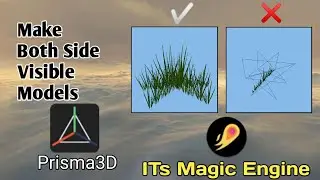 How to make Both Side Visible Grass for Its Magic Engine in Prisma3d #itsmagicengine #prisma3d