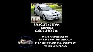 Rizzoles Custom Trophies proudly sponsoring the WA Van & Ute State Titles 2023