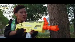 Nerf War Ep 35  : CID Dragon Nerf Guns Fight Boss Loka Mask Worin And Tick   Revenge