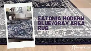 Eatonia Modern Blue/Gray Area Rug