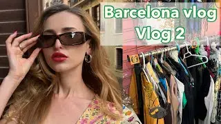 Барселона Vlog 2. Готичний район, веган кафе, humana, метро, Segrada de Familia. Подорож.