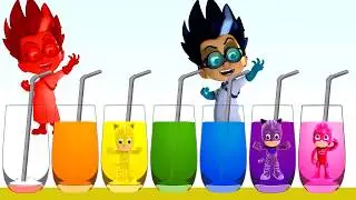 Pj Masks Jus De Fruits Color&eacute;s Et Verres