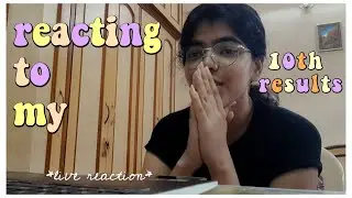 honest REACTION to my Class 10th Board Result!😥 (Live reaction) | Harshvi Jain
