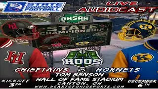 Hopewell-Loudon vs Kirtland Ohio High School Football DVI State Championship AUDIOCAST 12-6-25