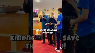 Kindness 😊 Boy Gives His Own Glasses So a Man Could Read the Bible 👓 #kindness #church #shorts