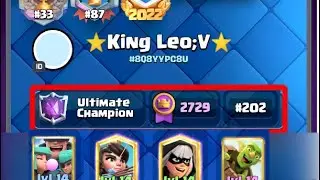 Log bait Cannon Cart Rascals Dark Prince  Clash Royale King Leo