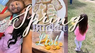 My Spring Bucket List| GIRLY VLOG♡