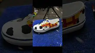 CUSTOM Toy Story Vans #art #custom #vans #swag #shoes #fashion #angelus #angelusdirect