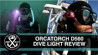 Lobster Diving Headlamp Review - OrcaTorch D560