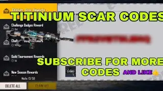 Titen Scar redeem code | subscribe for more code ❤️