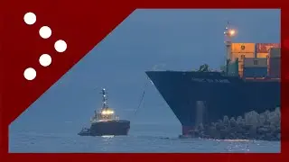 Gioia Tauro, nave portacontainer MSC urta molo, resta incagliata: rimorchiatore di prua in azione