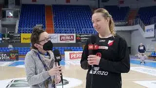 Rozmowa z Martyną Pyką (SKK Polonia Warszawa) po 2. meczu ćwierćfinałowym play-off EBLK [2021/22]