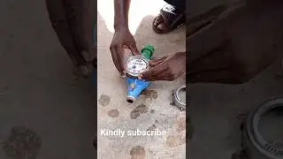 cleaning up a blocked water meter