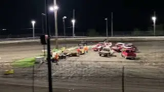 Sycamore Speedway Wisconsin Wingless Sprints Heat Race #2 9/22/23