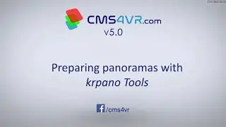 How to prepare panoramas with krpano Tools?