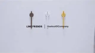 LINE FRIENDS COLLECTION Magnet Toothbrush Set / BROWN & FRIENDS