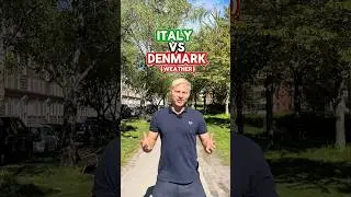 Italy 🇮🇹 VS Denmark 🇩🇰 (Weather) #denmark #danish #weather #goviral #fyp #dansk #italian #fyp