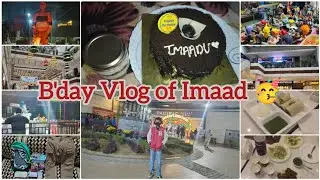 B'day vlog of my son🥳💫|Midnight surprise🎂 Unboxing Gifts 🎁|Visit to Pacific Mall & Dinner at Zehra🍽️