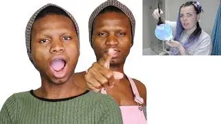 HAIRDRESSER REACTS TO CHRISBEEBLACK DIY BLEACH HAIR  😲🔥🔮☎