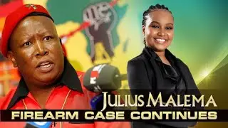 Julius Malema In Court For Unlawfully Firing A Gun In Public At An EFF Celebration Party.