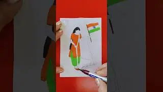 Indian girl #shorts #republicday #satisfying