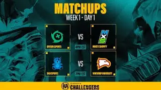 WU vs SAD - Challengers NA - Stage 1 Main Event Week 1 - Map 3