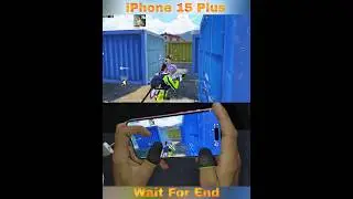 POWER OF 60 FPS ❤️&zwj;🔥 IPHONE 15 PLUS BGMI  #bgmi #bgmishorts #bgmihandcam