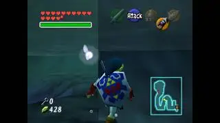 Ocarina of Time Water Temple PT 10 Vortex River 5th Key and Skulltula #73