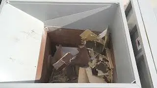 Komar Auger Compactor Shredding Cabinet Scraps