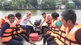 Disaster Rescue Boat Riding Practice🤞👏👏👏
