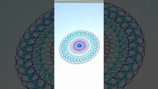 SPIRO ART #satisfying #relaxing #spirograph #shorts #drawing #artndcraft #artwork #skills